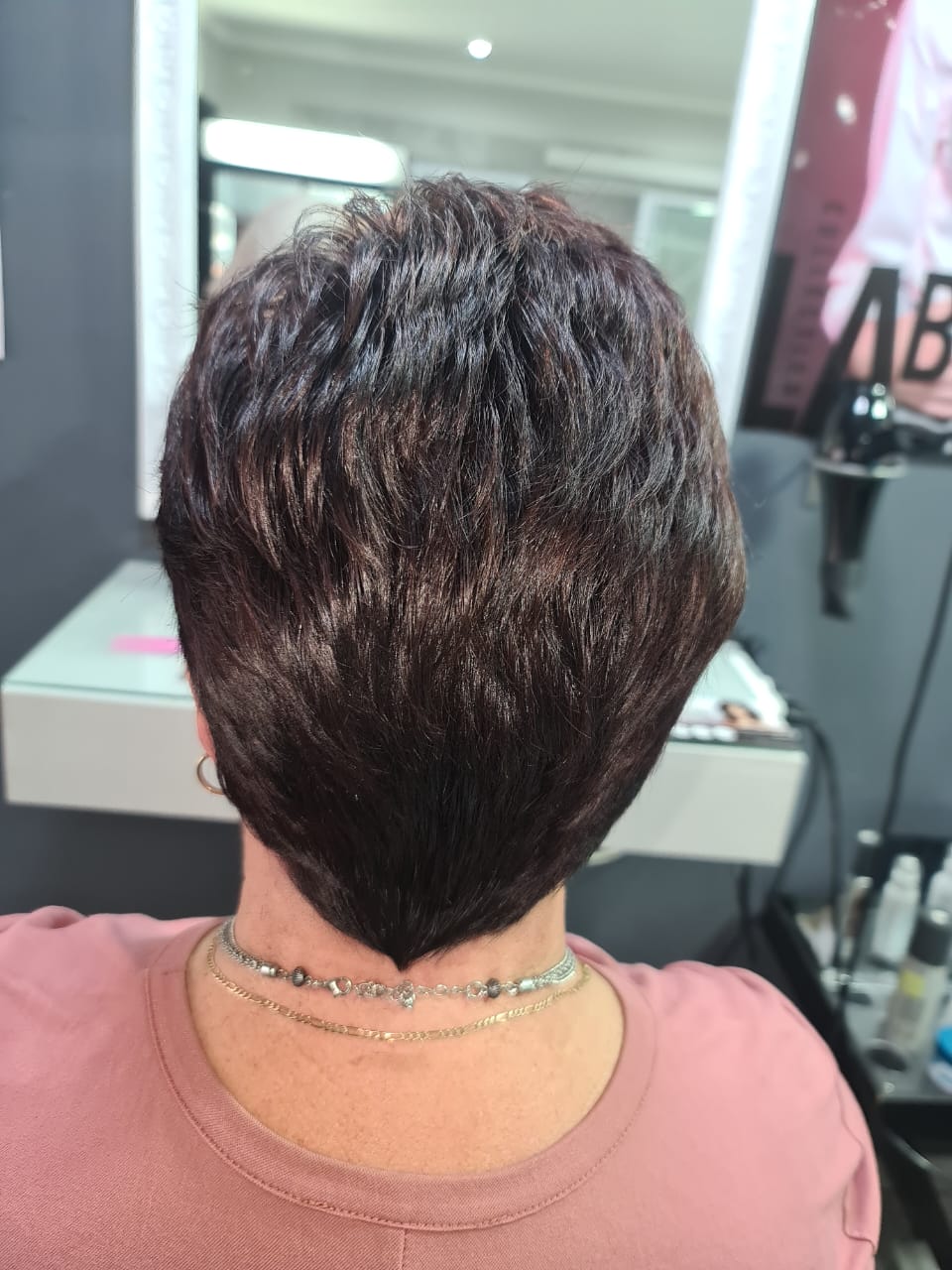 Short cut blow wave and style
